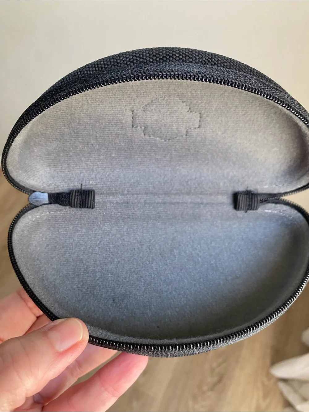 Harley-Davidson Black Hard Shell Sunglasses Case with Logo